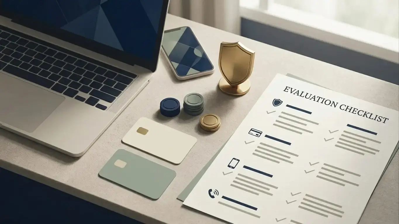 Editorial checklist for evaluating an online casino in the UK